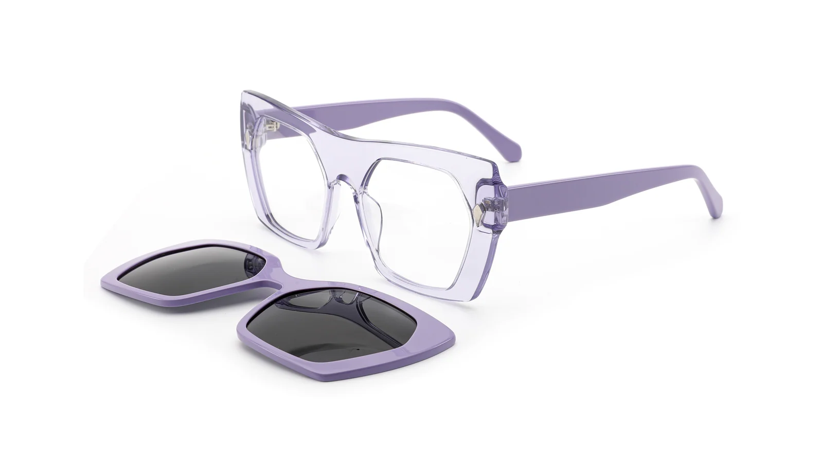 Crystal / Lilac — 45° view