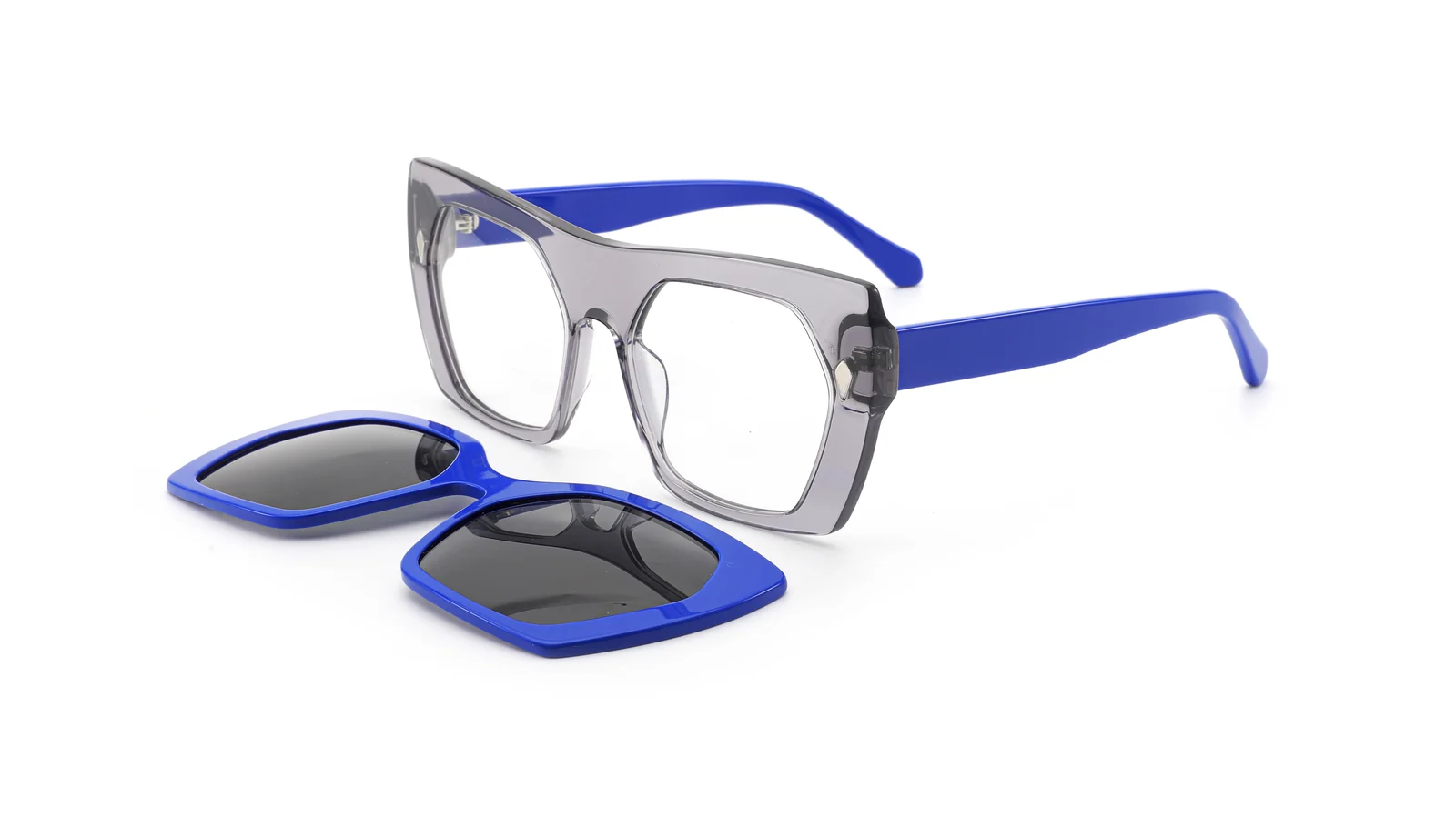 Grey / Blue — 45° view