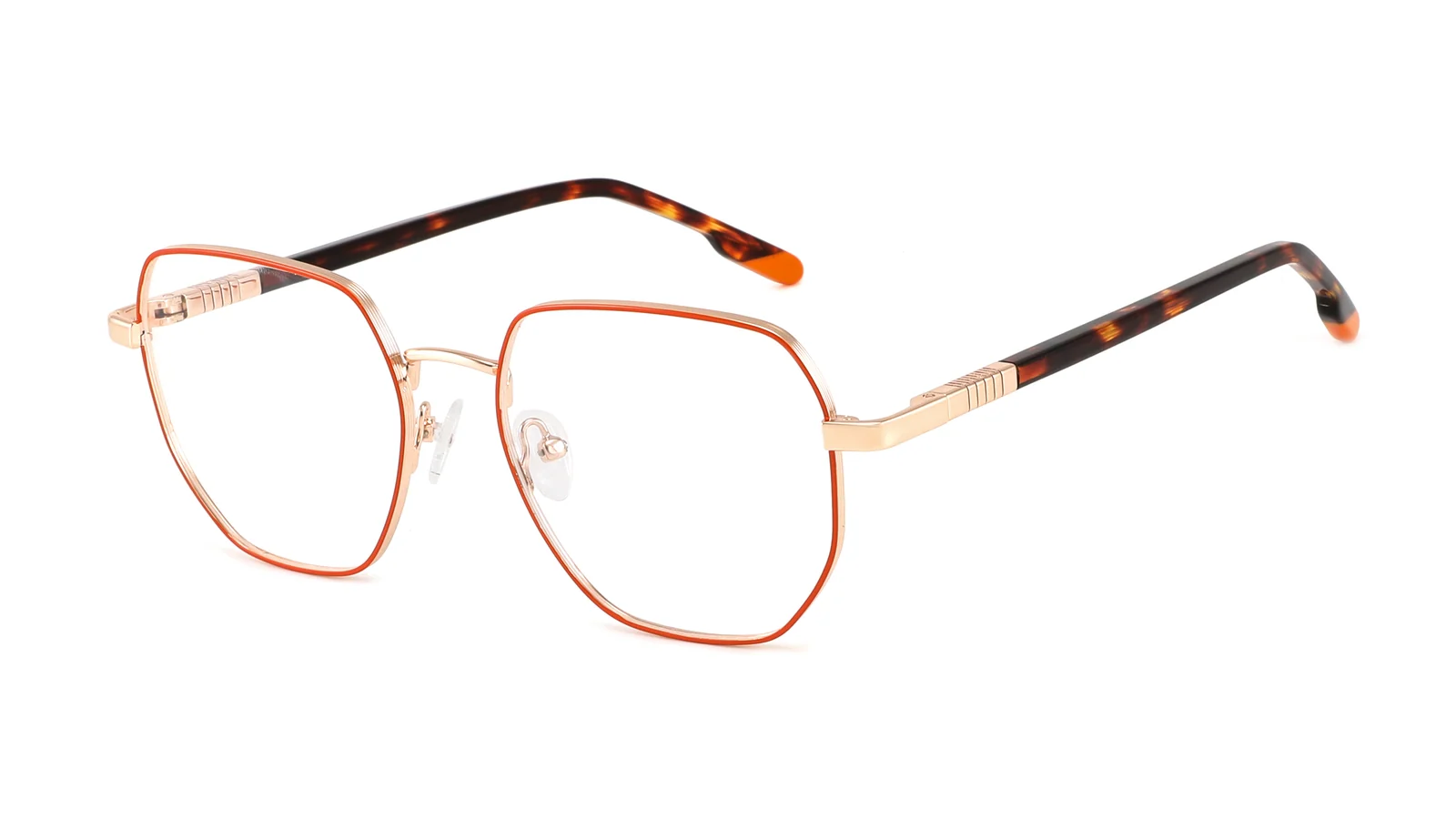 LMA8807 Rose Gold / Brown 45-degree view