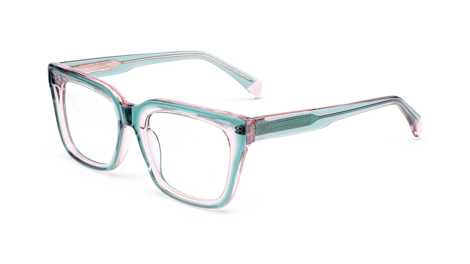 Crystal / Teal — 45° view