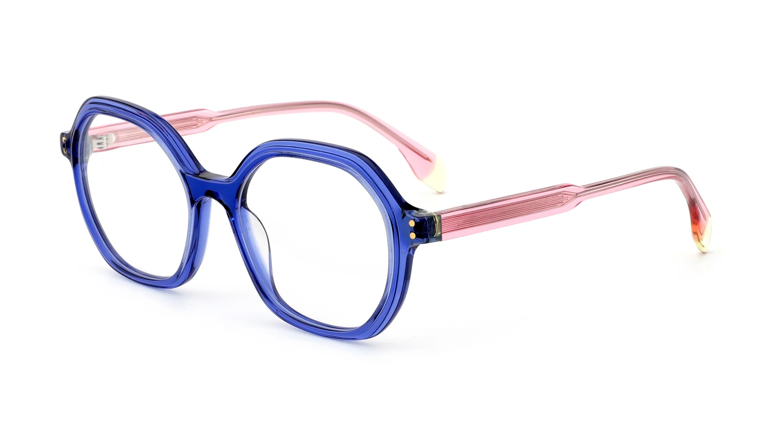 Blau / Rosa — 45°-Ansicht