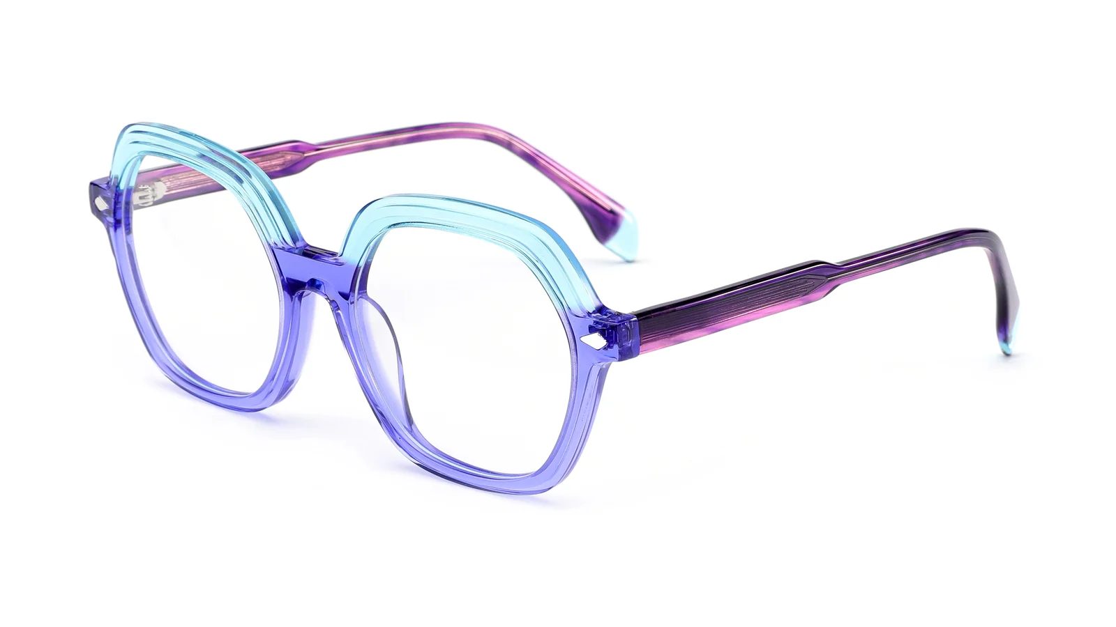 Lilac / Aqua — 45° view