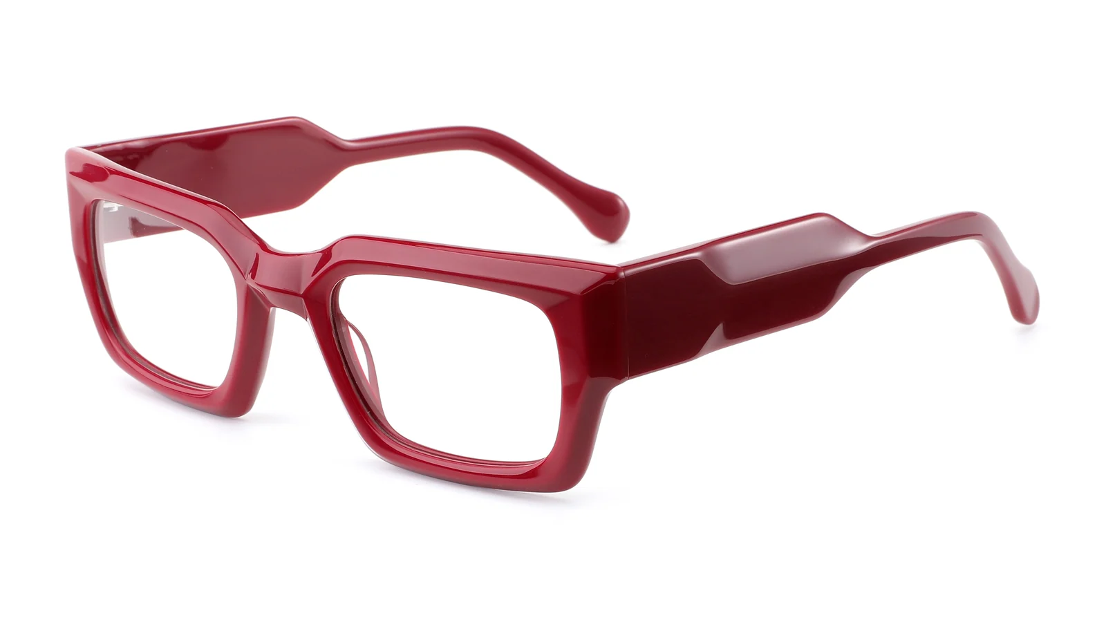 Burgundy — 45° view