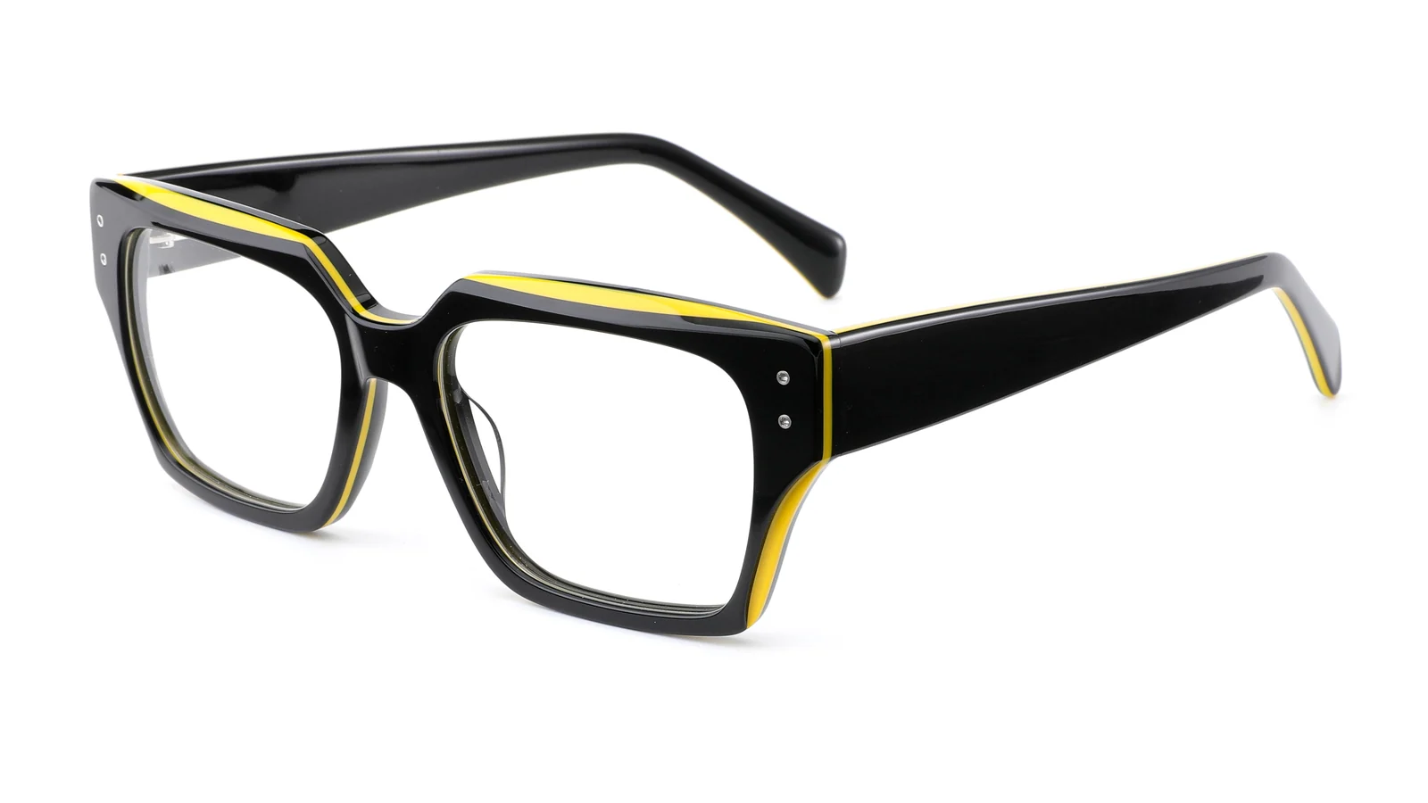 Black / Yellow — 45° view