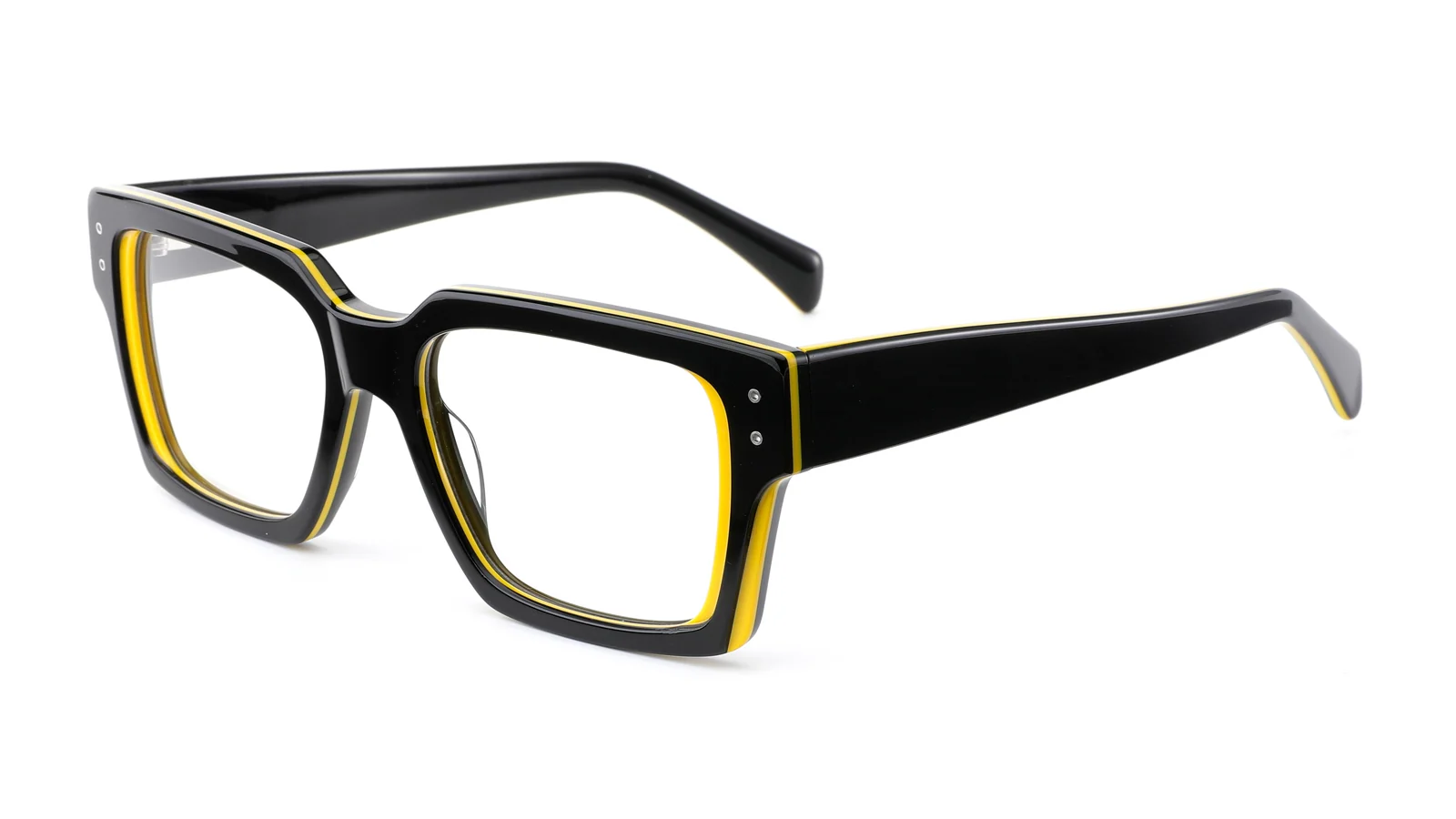 Black / Yellow — 45° view