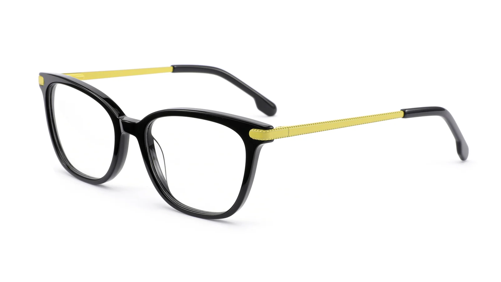 Black / Yellow — 45° view