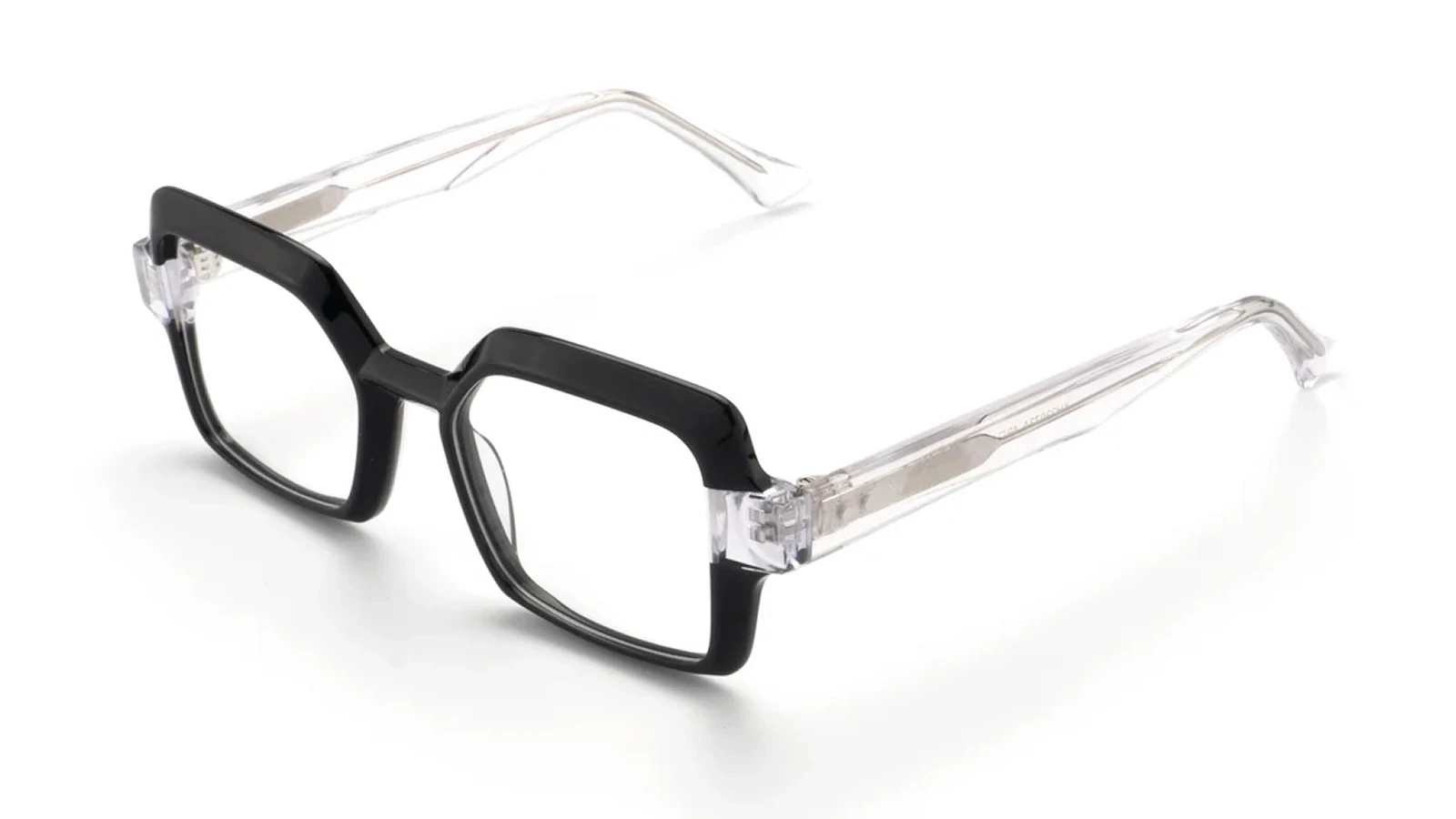 Black / Clear — 45° view