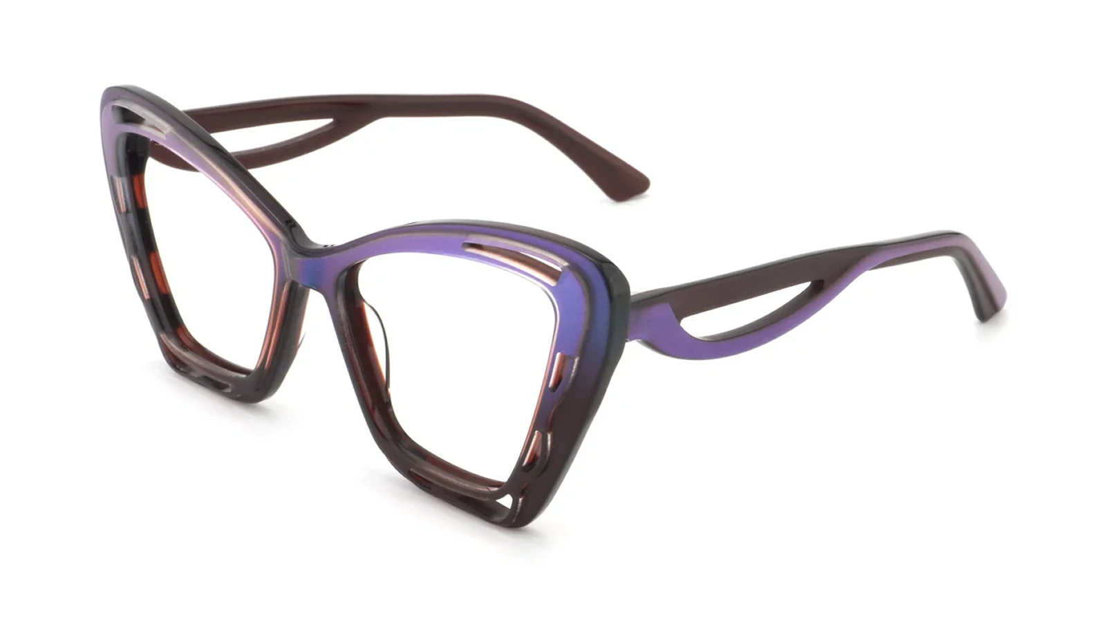 Brown / Purple — 45° view