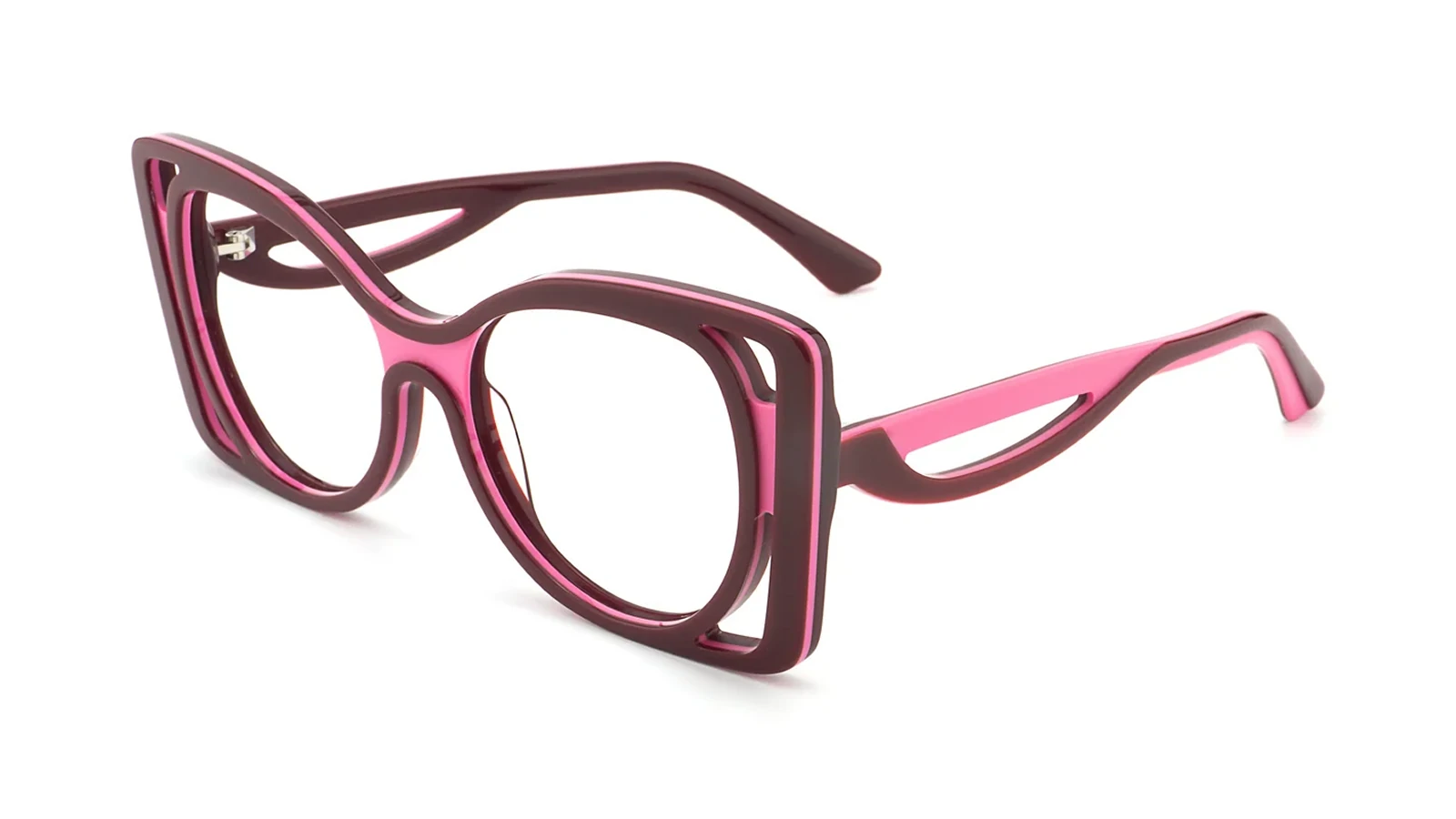SW23083 Burgundy / Pink 45-degree view