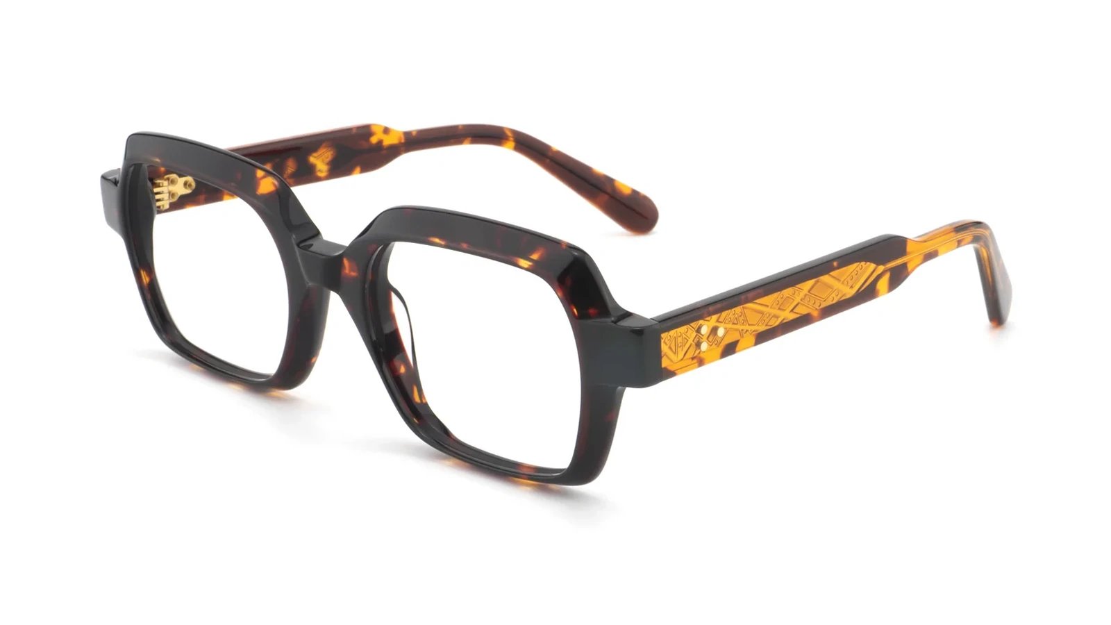 Black / Tortoise — 45° view