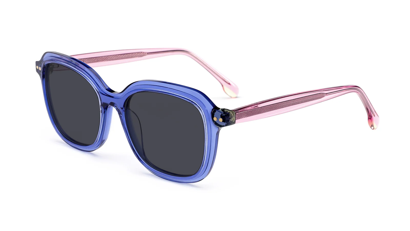 Azul / Rosa — Vista a 45°