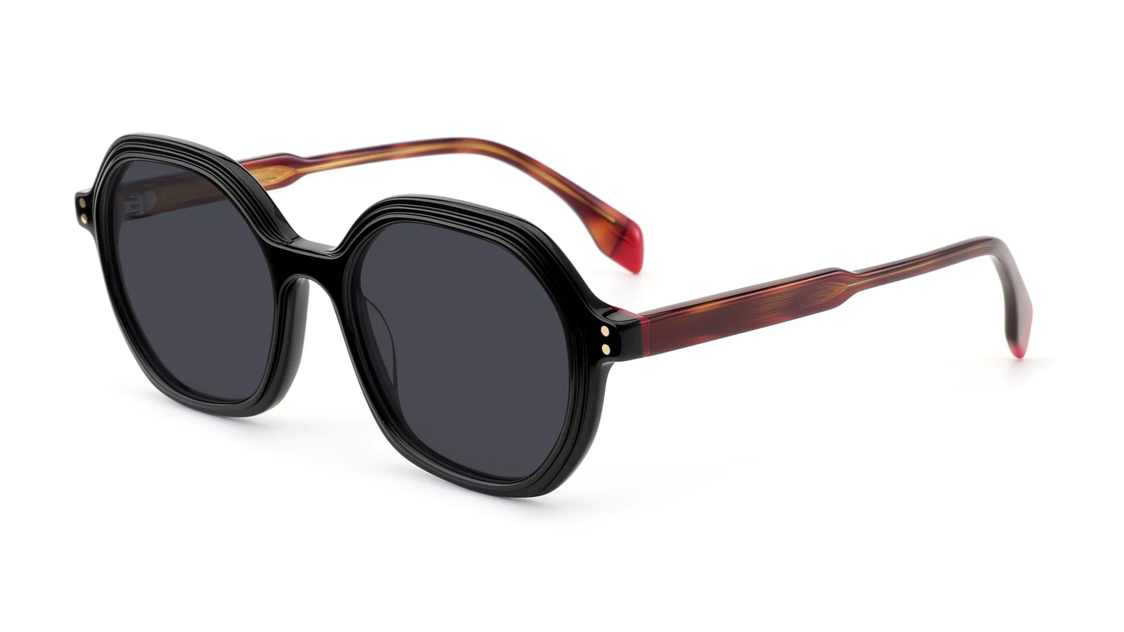 Black / Tortoise — 45° view