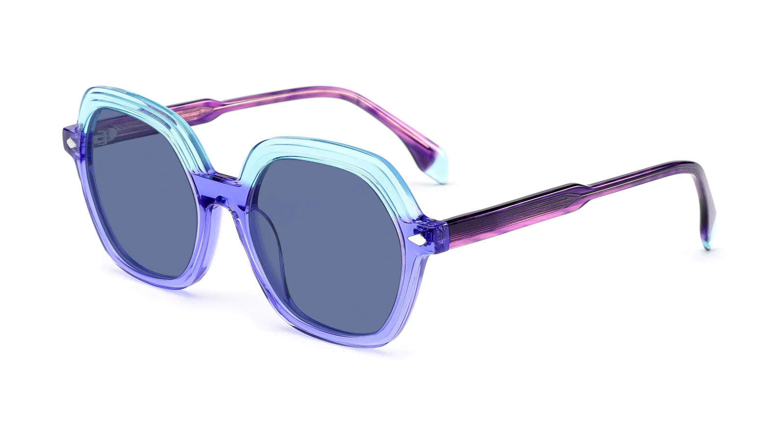 Lilac / Aqua — 45° view