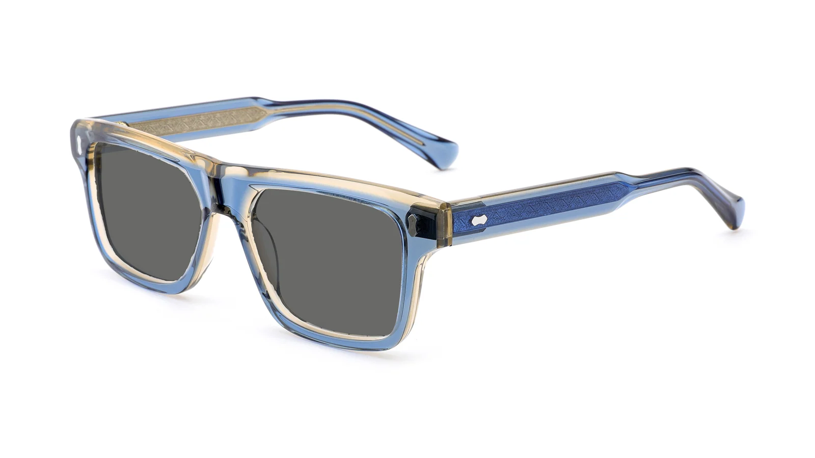 Blue Champagne — 45° view