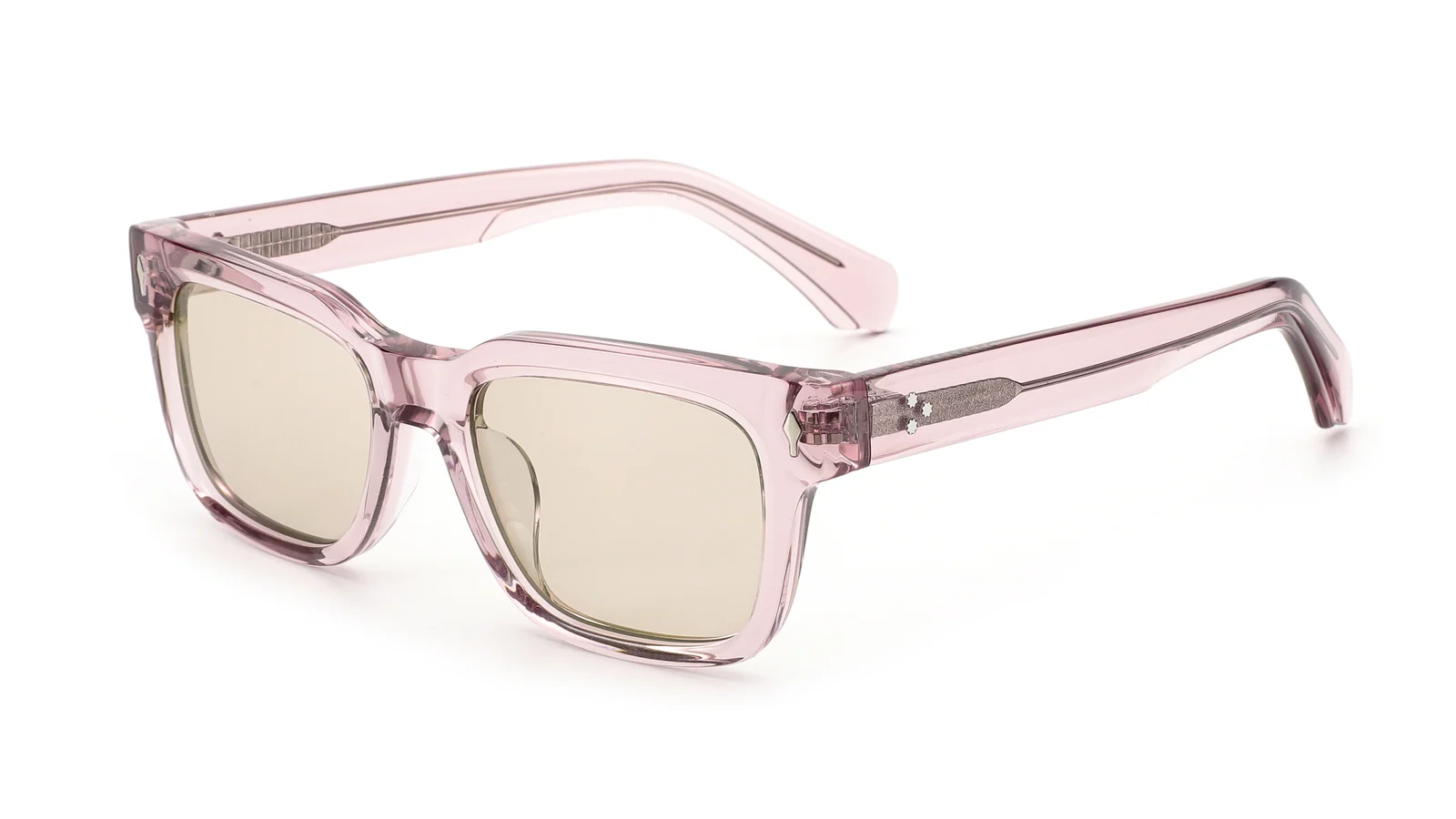 Pink / Clear — 45° view