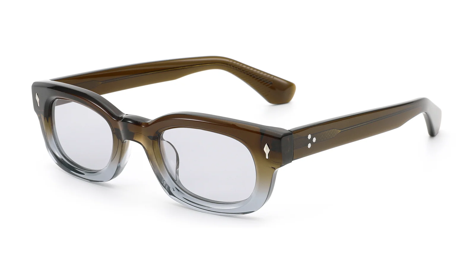 Olive / Clear — 45° view