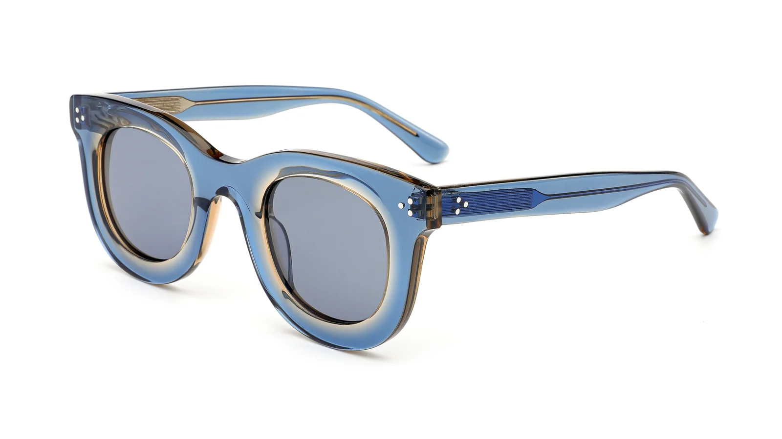 Blue / Grey Lenses — 45° view