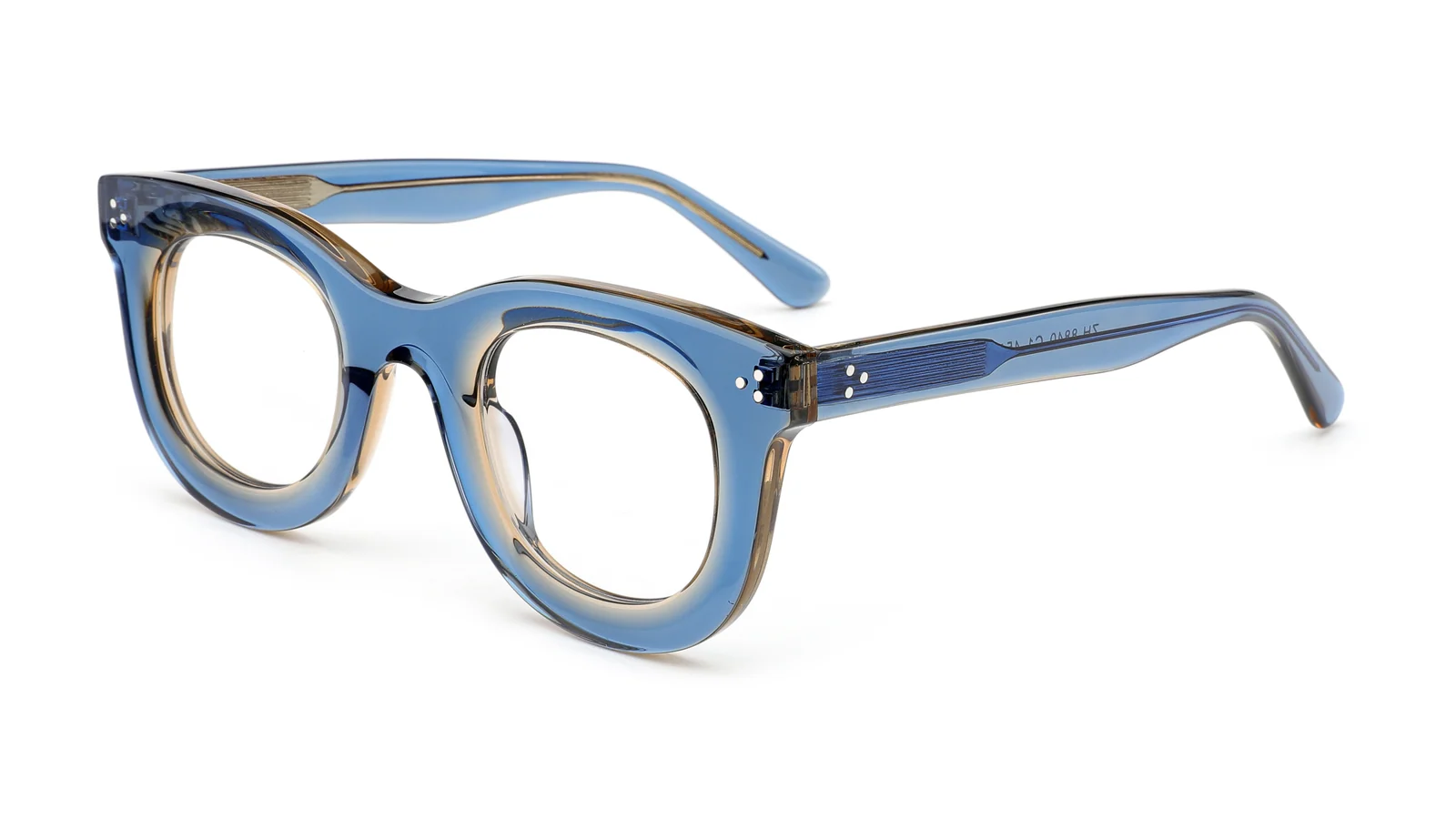 Blue / Clear Lenses — 45° view
