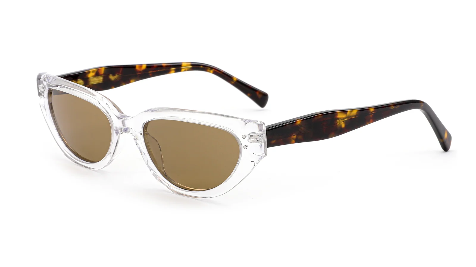 Crystal / Brown — 45° view