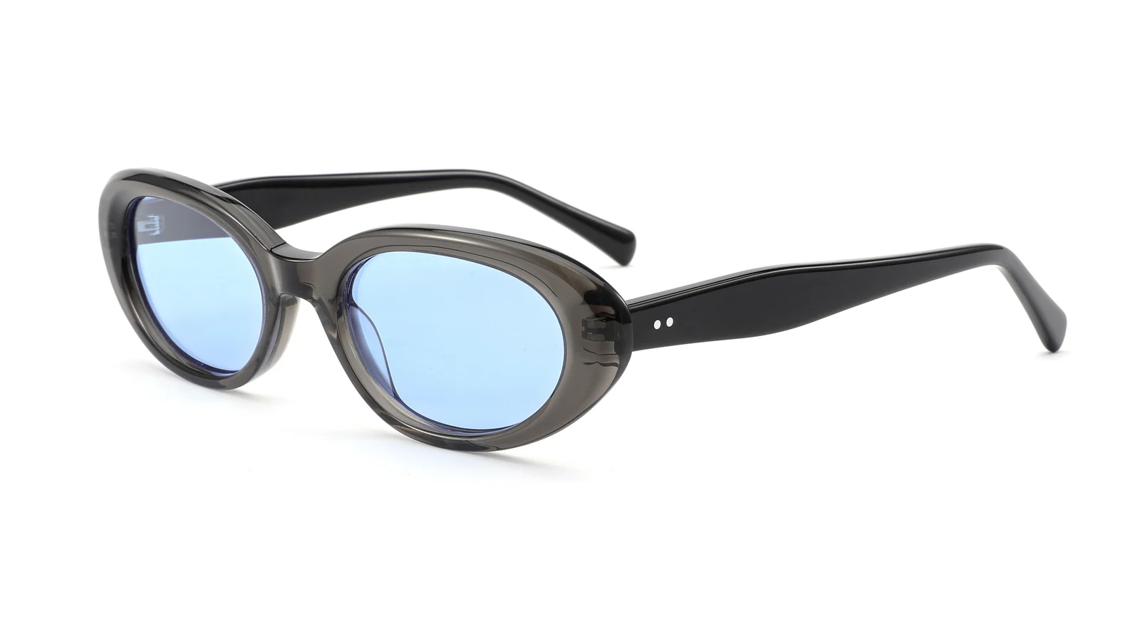 Olive Smoke / Blue — 45° view
