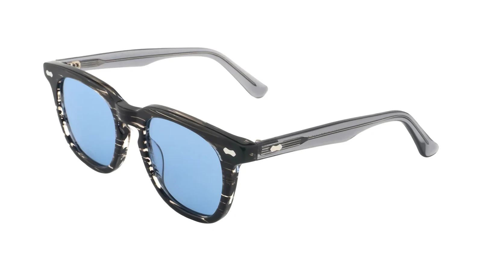 Grey Tortoise / Blue — 45° view
