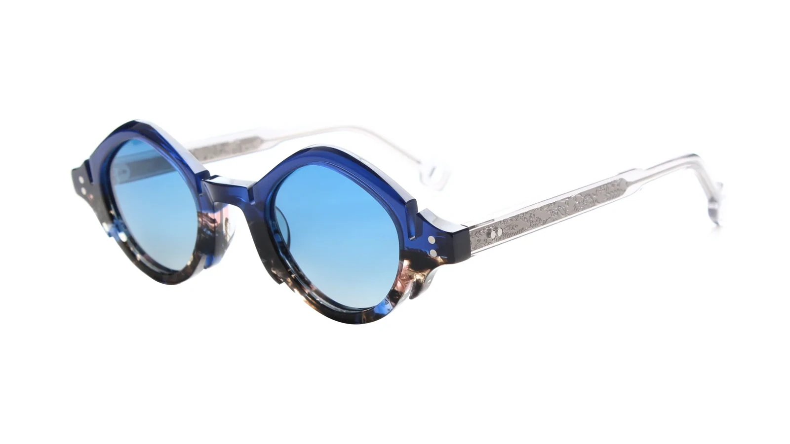 Blue — 45° view