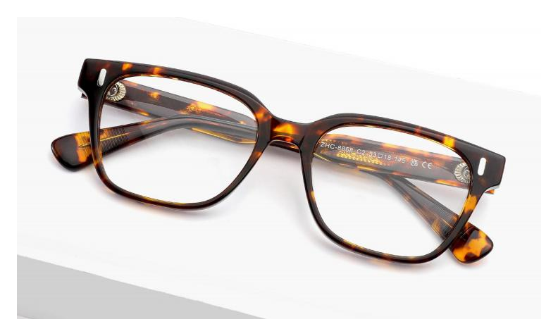 ZHC-8868 C2 Light Havana Square eyewear