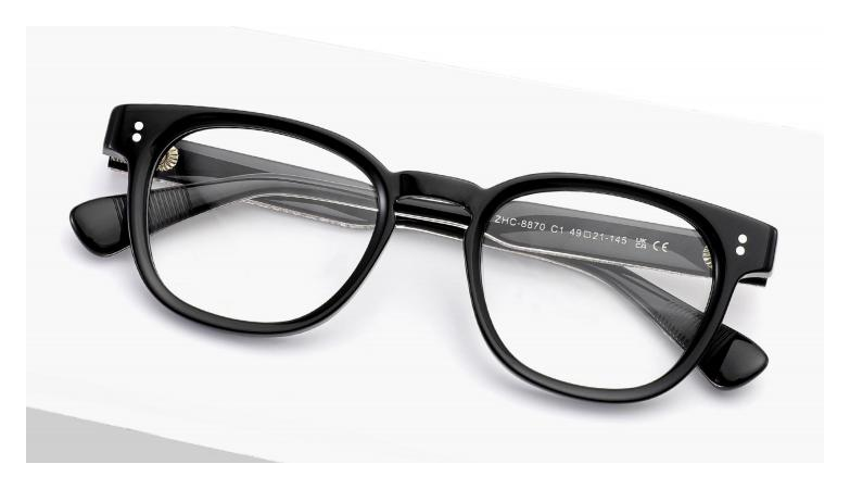 ZHC-8870 C1 Classic Black Round eyewear